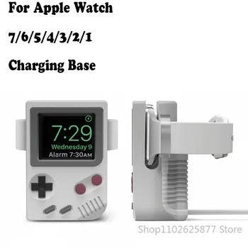 Joc Consola Design Silicon Universal Bază de Încărcare Pentru Apple Watch Serie SE/7/6/5/4/3/2/1 Portabil Suport de Bază Accesorii