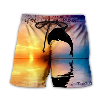 xinchenyuan Nouă Bărbați/Femei Delfin Arta 3D Imprimate Casual pantaloni Scurți de Moda Streetwear Libertate Sportive pantaloni Scurți T28