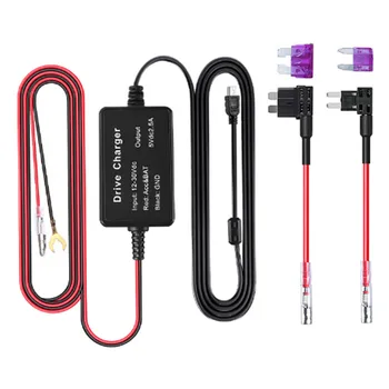 Masina Dash Camera Cablu de Alimentare Dash Cam Hardwire Kit 12V‑30V La 5V Tensiune Joasă de Protecție Tensiunea Transforma pentru Oglindă
