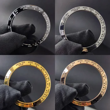 De înaltă calitate, aur, argint, rose de aur Daytona luminos bezel ceramica introduce 39.3 * 31.3 modulul de ceas accesorii