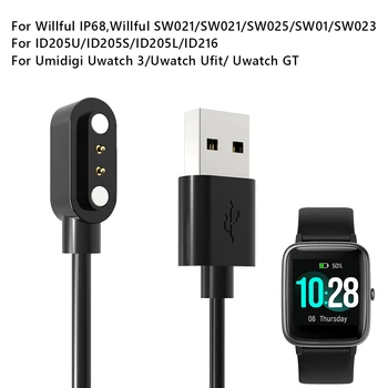 Magnetic USB Încărcător Cablu Pentru Voită IP68/SW021/SW025/SW01/SW023/ID205U/Umidigi Uwatch 3 Ceas Sport Ceasuri Inteligente