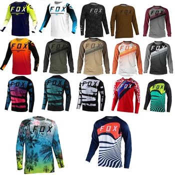 2023 masculină de Coborâre, Tricouri Mountain Bike MTB Tricouri Offroad DH Motocicleta Jersey Motocross Sportwear Îmbrăcăminte Cpacesta Fox