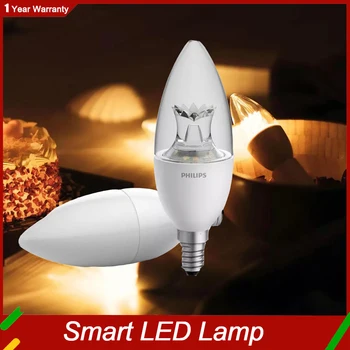 Mijia Smart LED Bec Lumânare WiFi E14 Estompat Zhirui Lampa de Control APP Mi Smart Home Automation Dispozitiv