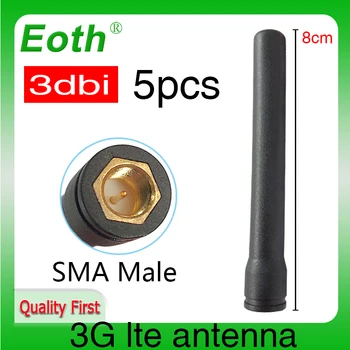 Eoth 5pcs 3G lte antena 3dbi SMA Male Conector Plug antenne router extern repetor huawei modem wireless antene retelistica