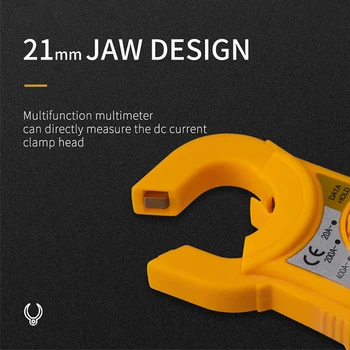 Mini Digital Clemă cu Afișare Automată Senzor Inteligent de Plastic de 0,7 M de Cablu pentru a Măsura Curent ALTERNATIV pentru Măsurarea Tensiunii