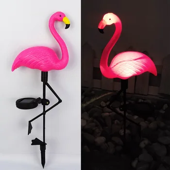 Flamingo Gazon Lampa Solara de Gradina Solare Lumina Solară Curte Lanternă cu Led-uri Impermeabil în aer liber de Lumină Solară pentru Grădină Decorativ