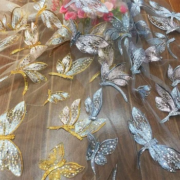 Noi Fluture Cu Paiete, Broderie Dantela De Mireasa Tesatura Cortina Rochie De Seara De Înaltă Calitate 2023 Libelula Îmbrăcăminte Halat Serată Femmes