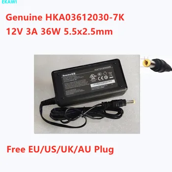 Autentic HKA03612030-7K 12V 3A 36W 5.5x2.5mm AC Adaptor Pentru huntkey Laptop Monitor de Alimentare Încărcător