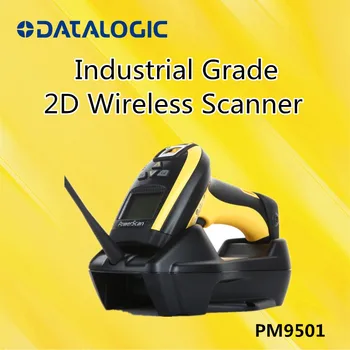 Datalogic PowerScan PM9501 Auto Gama Scanner coduri de Bare 2D 433MHz RF Wireless Portabile Industriale de coduri de Bare Scanner Cu Cradle