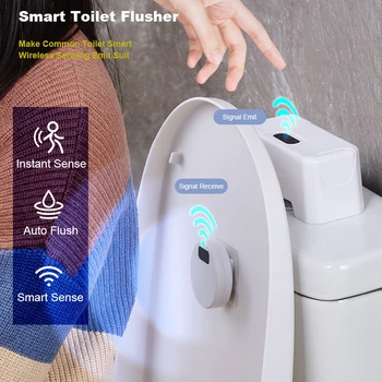 Noul Xiaomi Mijia Toaletă Inteligent Inducție Culoare Electrice De Uz Casnic Apăsați Toaletă Infraroșu Inducție Automată Culoare