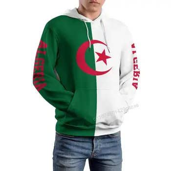 Algeria Țară Steag 3D Hanorac Poliester Cool Bărbați Femei Harajuku Tricou Unisex Casual Pulover Hoodies