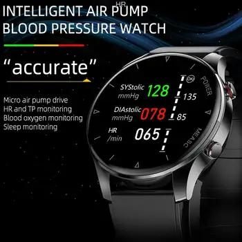 P50 Smartwatch Pompa De Aer Airbag Adevărat Precis Tensiunii Arteriale De Oxigen Temperatura Tensiometru Monitor De Ritm Cardiac Ceas Inteligent
