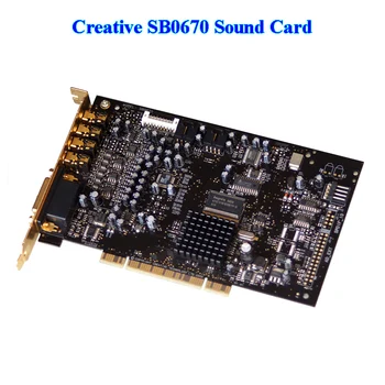 Creative SB0670 X-Fi Sound Blaster placa de Sunet Interne PCI 24bit Decodare DTS Muzică Film Jocuri