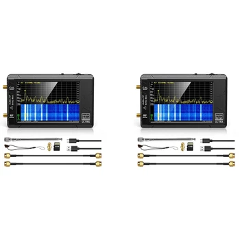 2X Ultra Analizor de Spectru, Seesii 4.0 Inch 100Khz La 5.3 Ghz Mici de Frecvență 2-În-1 Generator de Semnal 100Khz La 800Mhz