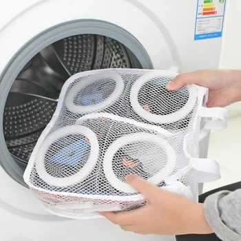 Mașină de spălat Speciale de Îngrijire de Spălat Sac de Pantofi de Spălat Anti-deformare Sac de Depozitare de uz Casnic de Pantofi de Spălat Sac Sac de Plasă
