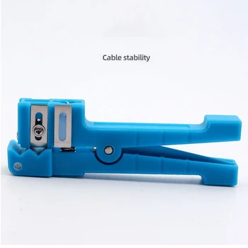 Portabil Fibre Stripper Cablu Coaxial de Separare Instrument Tăietor de Cablu Cutter Crimper 45-163 Operare Ușoară K1KF
