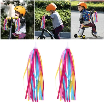 Bicicleta Fanioane Ghidon Ciucuri Fete Copii Accesorii Ciucure Scuter Panglică Biciclete Mânere Streamer Panglici Mânere Colorate Fata