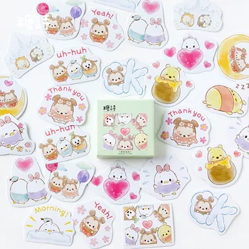 30 cutie/lot Kawaii Mouse-ul Suporta Washi Autocolante Drăguț Scrapbooking DIY Jurnal Decorative de Etanșare Album Autocolant Stick Eticheta