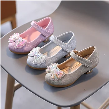 Fata Din Piele Pantofi Copii Arcul Modă Printesa Pantofi Copii, Pantofi Rochie Moale, Dulce, Elegant, Pantofi Fete Pantofi De Copil Fete 2023