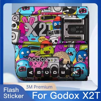 X2T Decal Piele Folie de Vinil Film Wireless Flash Trigger Corpul de Protecție Autocolant Protector Strat Pentru Godox X2-T X2T-C X2T-N X2T-S
