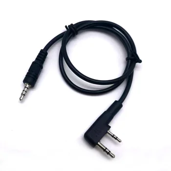 2Pin K-Tip Conector set cu Cască Mufă de 3.5 mm Difuzor Interfață Audio Cablu de Conversie pentru Baofeng UV-5R TYT Wouxun Radio Kenwood