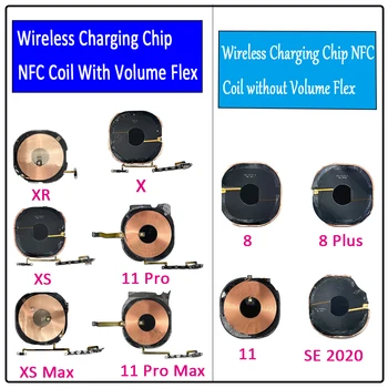 NOI Antenei NFC de Reparare Parte Pentru iPhone X XR XS Max 11 Pro Max SE 2020 Încărcător Wireless autocolant cablu flex Cip NFC Antenna