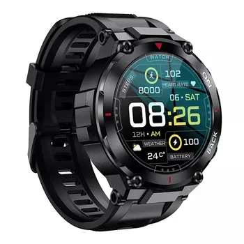 Bărbați Ceas Inteligent K37 GPS în aer liber Sport Tracker de Fitness Brățară Mare a Bateriei foarte Lungă de Așteptare de Monitorizare a Sănătății Smartwatch