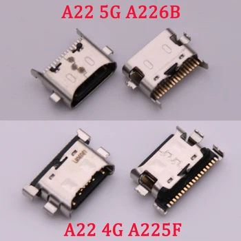 10buc USB de Încărcare de Andocare Port Soclu Conector Jack Mufă Încărcător Pentru Samsung Galaxy A22 4G A225F / A22 5G A226B