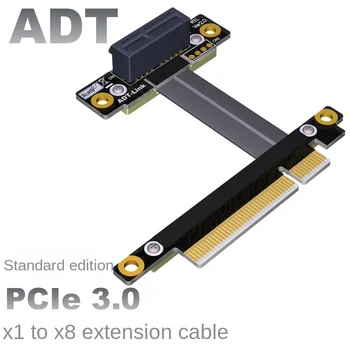 Personalizate PCI-E x8 să x1 cablu de extensie adaptor cablu de extensie 8x PCIe3.0 Personalizate extensia ADT