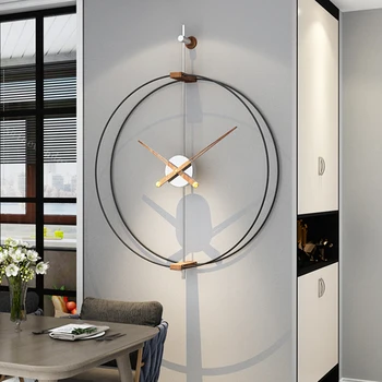 Mare Lux Ceas de Perete Design Modern, Creativ Metal Tăcut Perete Ceasuri Mecanism de Ceas, Administrat de Camera de zi de Decorare GPF50YH