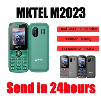 Original Oficial Noul MKTEL 2G Telefon Mobil M2023 Dual SIM Card 800Mah Baterie Radio FM