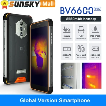 Blackview BV6600 Pro Termică Telefon Robust 4GB 64GB 8580mAh Baterie 5.7