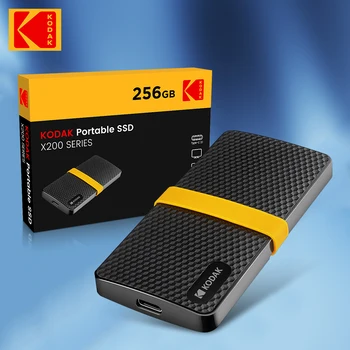 KODAK X200 Hard Disk Extern 256GB Portable 1TB Hard Disk SSD 512GB disco duro externo Drive USB 3.1 Tip C