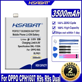 HSABAT BLP621 3500mAh Baterie pentru OPPO R9S R9SM R9STM Baterii