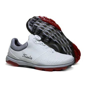 Brandul American de Piele Barbati Pantofi de Golf Impermeabil anti-alunecare, Sporturi de Agrement Golf Pantofi pentru Bărbați