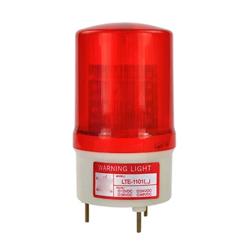 LTE-1101J de Sunet și Lumină Alarmă Lumina Intermitent LED-ul de Rotație lampa de control de 12V, 24V, 220V Buzzer Lumina Strobe Indicator