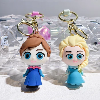 Disney Frozen Anime Cheie de Lant Regina Elsa Printesa Anna Epoxidice Papusa Breloc Rucsac Pandantiv Breloc pentru Cheile de la Mașină Jucarii Cadou
