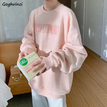 Jachete pentru Femei Bază Scrisoarea Liber Roz Dulce O-gât de zi cu Zi coreeană Stil Preppy Moda Populare Uri All-meci Casual Licitație