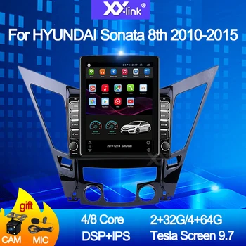9.7 Inch Tesla Android 10.0 Pentru HYUNDAI Sonata 8 Sonata YF 2010 - 2015 HD Radio Auto GPS Multimedia Player Cu Camera Microfon Audio