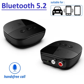 Bluetooth 5.2 Receptor NFC BT5.0 U Disc TF Card RCA-3.5 mm AUX Jack Stereo de Muzică Wireless Adaptor Audio & Mic Pentru Masina Kit Difuzor