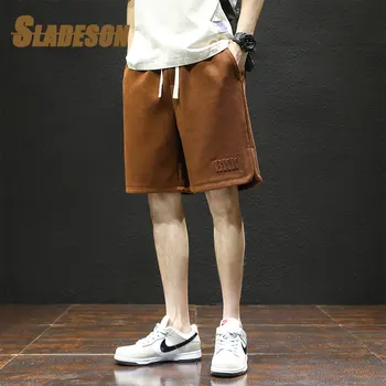 Sladeson Brand 2023 Vara Noi Pantaloni Barbati Casual Liber Streetwear Harajuku 3d Scrisoare de Imprimare pantaloni Scurți pentru Bărbați de Mari Dimensiuni M-8XL
