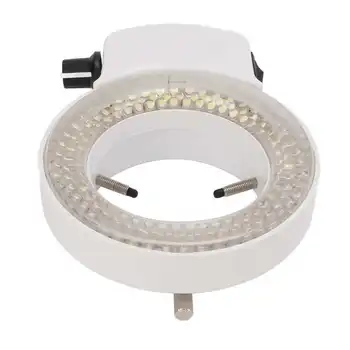 144 LED-uri de Lumină Inel Reglabil Lampa pentru Stereo Microscop Industriale Camera UE Plug 100~240V noi