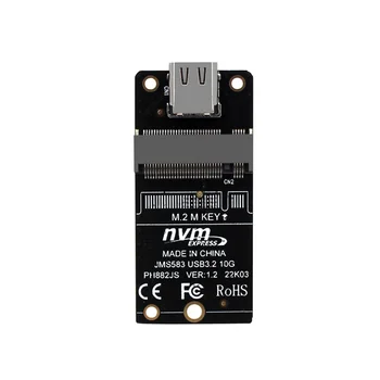 TIP-C pentru M. 2 Adaptor NVME SSD Adaptor NVMe Cabina de M. 2 până la USB 3.2 Tip C de Sprijin M. 2 SSD 2230 2242 2260 2280
