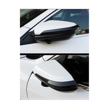 Masina Fibra de Carbon Oglinda Retrovizoare Ornamente Cadru de Acoperire Oglinda Exterioară de Autocolante pentru Honda 10 Gen Civic 2016-2020