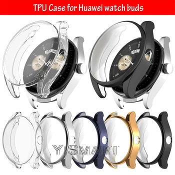 Ecran Protector pentru Huawei Watch Muguri TPU Moale Caz Ceas Inteligent Bara de protectie Capac de Protectie Shell