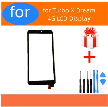 Original Turbo X Vis 4G Display LCD+Touch Screen Digitizer Ansamblu Digitizer pentru Turbo X Vis 4G Ecran Înlocuire