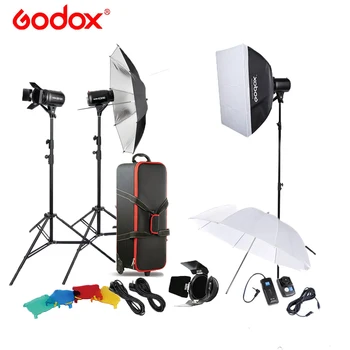 Godox e300-d 12 în 1 professionale fotografia studio foto speedlite Lampada illuminazione 3*300 W Studio Kit de Flash Stroboscop Lig