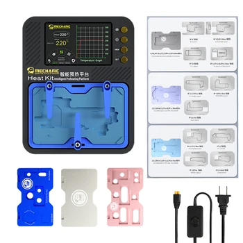 MECANIC de Căldură Kit de Lipire Reflow Încălzire Platforma LCD Inteligent de Afișare a Curbei de Încălzire Pentru iPhone X 11 12 13 14 Pro Max Instrumente