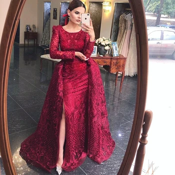 Sharon a Spus Lux Dubai Overskirt Rochie de Seara arabă Elegant Musulman Formale Rochii de Bal pentru Femei Petrecerea de Nunta Rochie de SS014