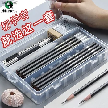 Marley Schiță Creion Set Set Complet De Școală Elementară Instrumente de Desen 2B4B8B Creion Moale Mediu Tare Cărbune Pen Carbon Pen